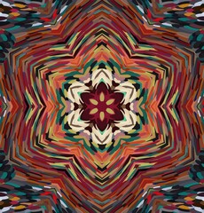 Abstract kaleidoscope background. Multicolor kaleidoscope texture.
