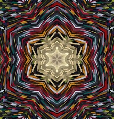 Abstract kaleidoscope background. Multicolor kaleidoscope texture.