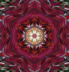 Abstract kaleidoscope background. Multicolor kaleidoscope texture.