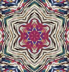 Abstract kaleidoscope background. Multicolor kaleidoscope texture.