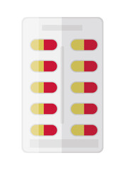 medical pills blister