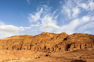 Petra city in Jordan (Nabateans city) rocks and landmarks