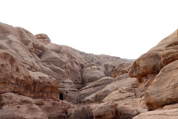 Petra city in Jordan (Nabateans city) rocks and landmarks
