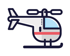 helicopter transport icon