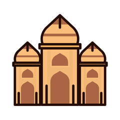 indian temple icon
