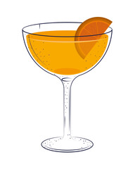 cocktail with orange