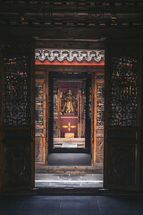 buddhist temple door