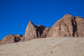 Fototapeta na wymiar landscape of al ula saudi arabia rock formations 