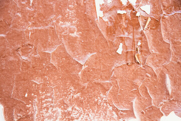 Cracked paint texture. Grunge wall texture. Dark wall with old paint