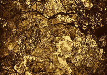 Abstract texture. Gold texture. Golden Ore rocks. Stone background. Rock pile. Stone texture. Structure. Shimmering surface. Precious Foil. Rough structure mineral. Rock texture.