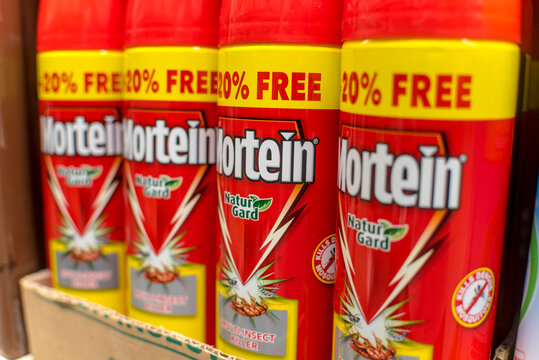 Mortein Insecticide for sale at a supermarket.