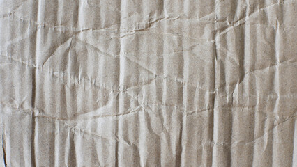 old wrinkled cardboard texture for background