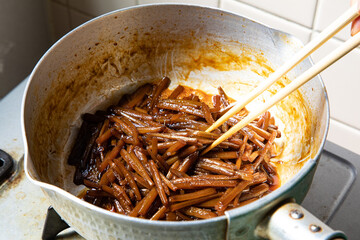 香りが良いキャラブキを作る　和食　季節の料理　春