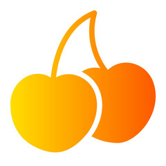 cherry gradient icon
