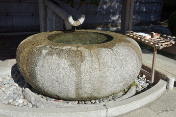 妙満寺　手水鉢　京都市左京区岩倉