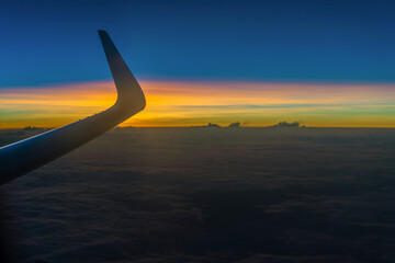 Early evening flight