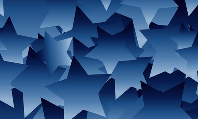 Abstrack Background Star Blue Gradient