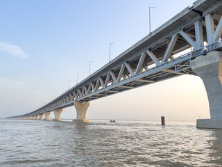 Padma bridge over Padma River Bangladesh