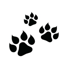 Fototapeta premium Paw Logo design vector illustration design template