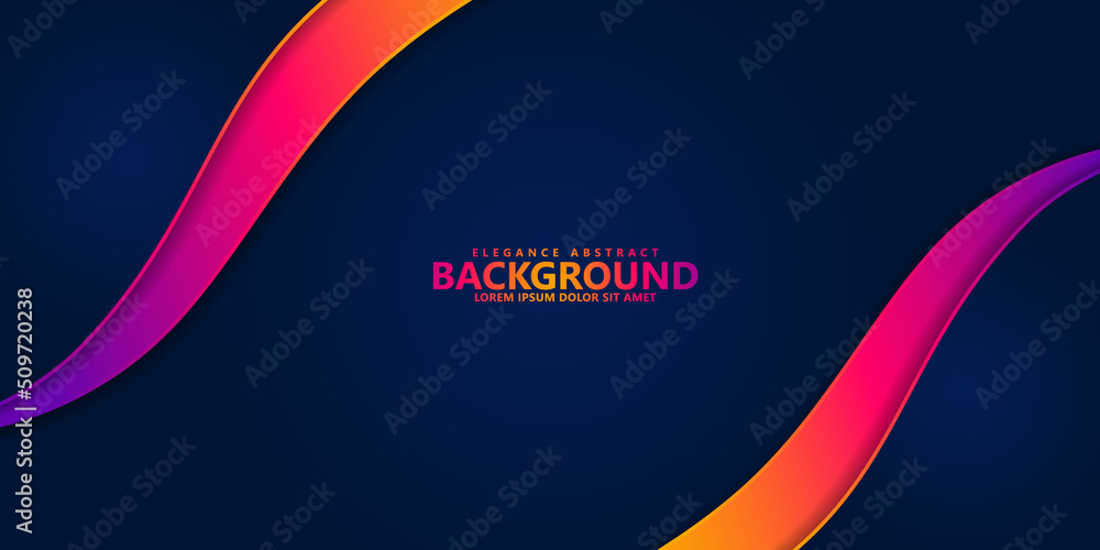 Poster abstract background design for business with futuristic and dynamic lines and wave on texture patter