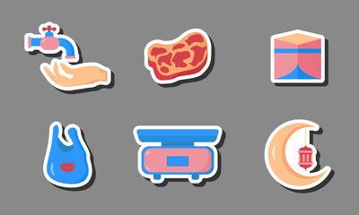 Islamic Sticker Set Collection Design