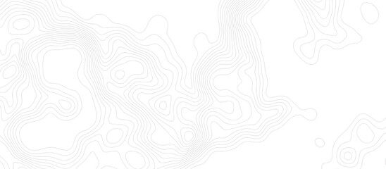 Background of the topographic map. Geographic abstract grid. Topographical background. Linear graphics. Vector illustration. Grey contours vector topography. Geographic mountain topography vector 