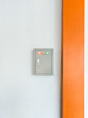 electrically switch on wall