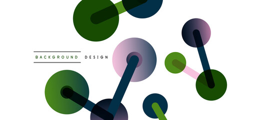 Network concept abstract background. Dots connection. Big data idea. Business template for wallpaper, banner, background or landing