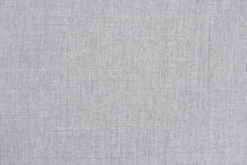 Fototapeta na wymiar Light grey fabric cloth texture for background, natural textile pattern.