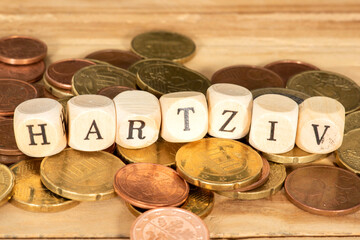 Euro Münzen und Arbeitslosengeld Hartz 4