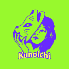 vector illustration of a woman with a mask