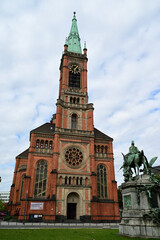 Johanneskirche in dösseldorf, nrw, deutschland