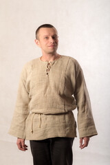 studio portrait of a man