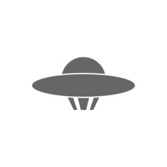 UFO icon logo design illustration
