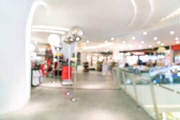 abstract blur and defocused luxury shopping mall and retail store for background