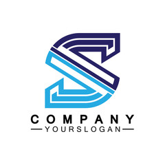 S Logo. Letter S logo icon design template