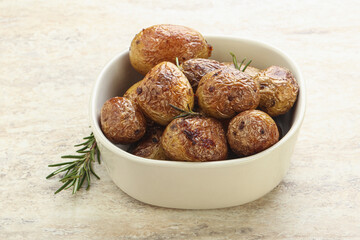 Roasted baby potato with rosemary