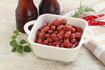 Red bean in tomato sauce