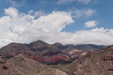 mountains of many colors in Jujuy, Argentina
