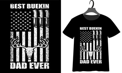 Hunting Fathers Day t-shirt design for you