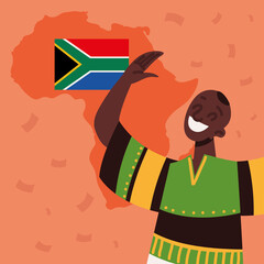 happy heritage day, african man