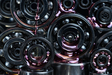 Lubricating oil. Ball bearing.