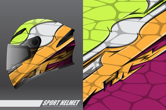 Sticker Design For Helmet Motorcycle Helmet Sticker Images – Browse 9,500 Stock Photos, Vectors ...