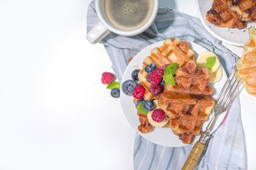 Modern dessert croffle