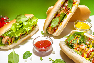 Homemade vegan hotdogs
