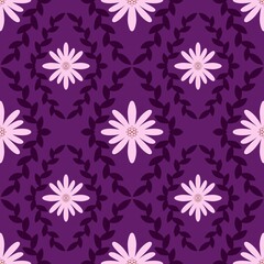 Floral seamless flower pattern for fabrics and textiles and packaging and gifts and cards and linens and kids