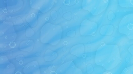 blue water cartoon background illustration