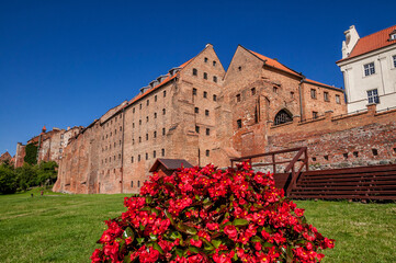 Obraz premium The famous Grudzi¹dz Granaries, Kuyavian-Pomeranian Voivodeship, Poland.