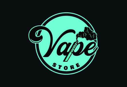 Modern vector professional logo emblem vape zone