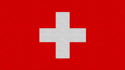 Obraz premium Switzerland cloth flag 4k